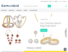Tablet Screenshot of gemonbid.com